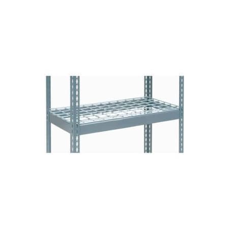 Global Equipment Additional Shelf Level Boltless Wire Deck 36"Wx12"D, 1500 lbs. Capacity, GRY 601914A